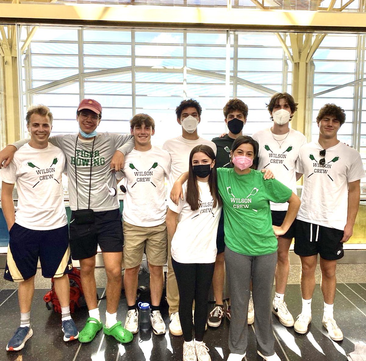 JRTigerAthletic's tweet photo. Good morning Tigers! Let out a huge #TigerRoar and a good luck for our @WilsonCrewDC Boys V1 Tigers as they are in route to compete in the UK at the Henley Regatta! #CrewTigers #LetsGoTigers #TigerPride💚 https://t.co/QYmNwc05Ds