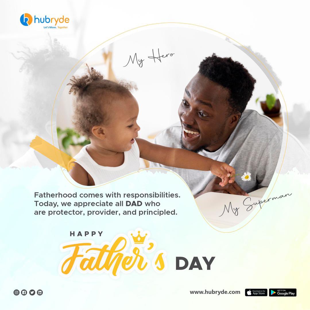 In a world obsessed with separation, the responsibility of holding the family together rests solely on the shoulders of fathers. 

The success of every generation begins with great fathers.

Happy father's day!

#HappyFathersDay #fathersday