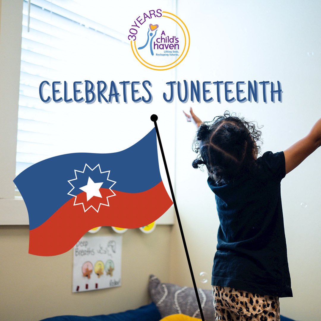 Happy Juneteenth! 

Juneteenth is known a “Freedom Day” and commemorates the end of slavery in the U.S. after the Civil War on June 19, 1865.