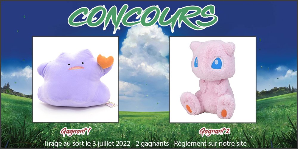 Pokegraph's tweet photo. Nous lançons un nouveau #Concours avec 2 peluches à gagner !

- RT + Liker ce tweet
- Follow @Pokegraph &amp; @mecchaJP
- Finir l'inscription ici ➡️https://t.co/xG9KQKUyPO

Ces peluches sont disponibles sur le site de Meccha Japan ➡️https://t.co/qYcvm8oSXd

#PokemonGoodies #Goodies https://t.co/ZMiqjeMalU