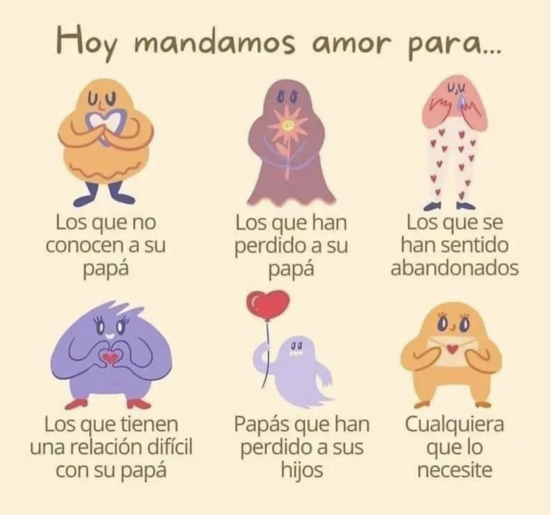 Mucho amor y abrazos hoy ❤️