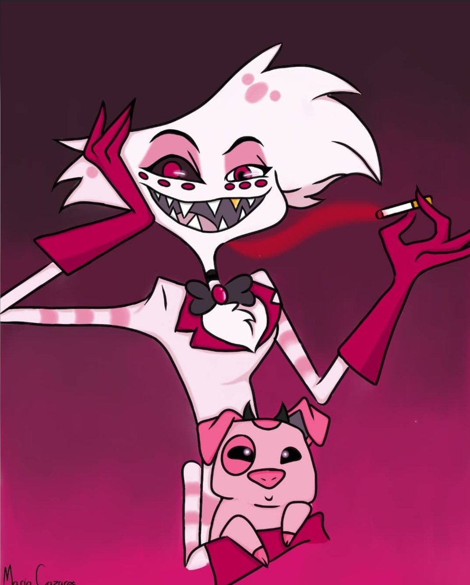 MariaGreenT's tweet photo. Instagram is dead so I'm gonna leave some of my drawings here i guess. 
#HazbinHotel #fanart https://t.co/TA2Gr7PSn0