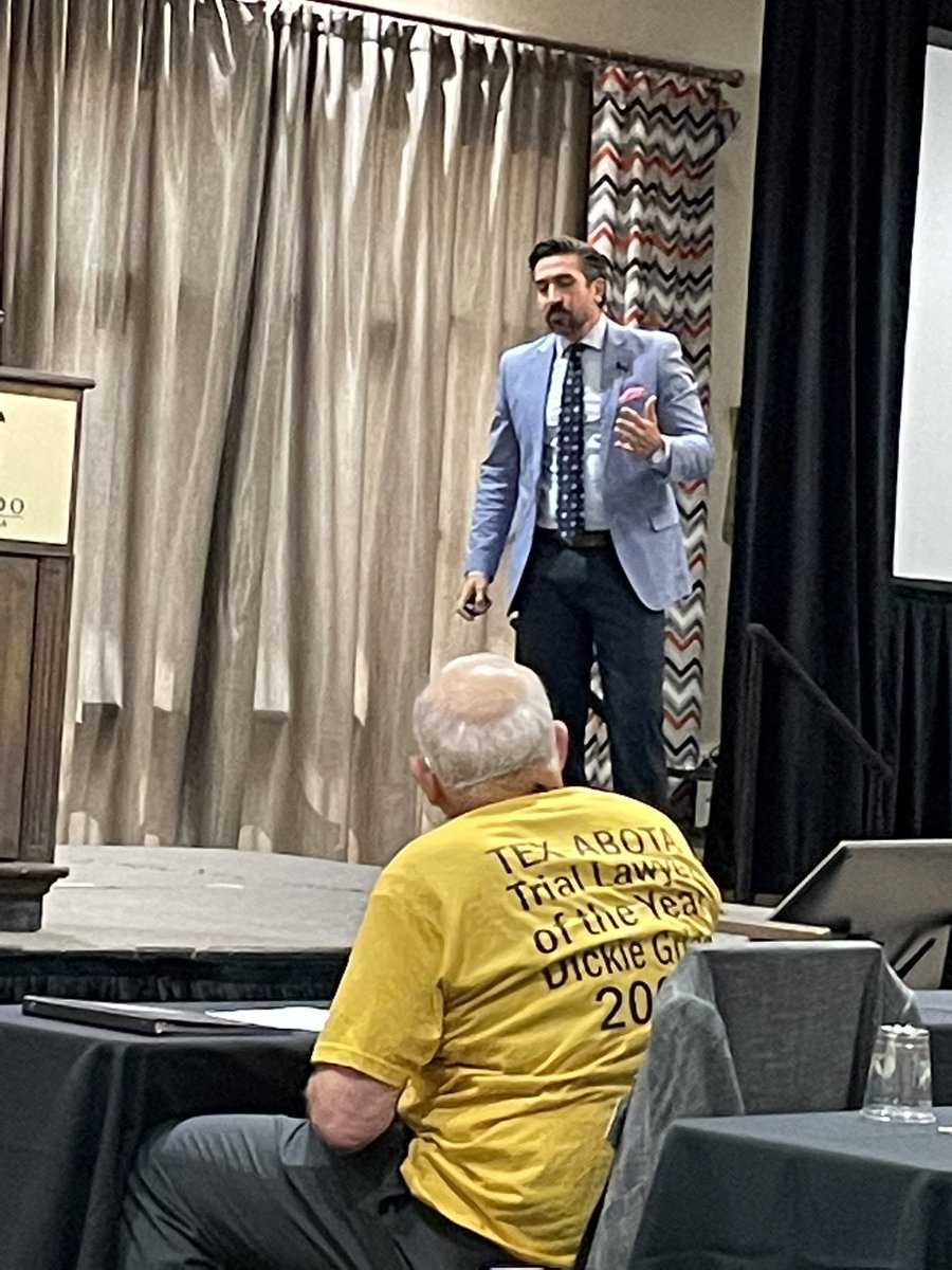 What a great weekend of learning together in Santa Fe with TEX-ABOTA about how trial lawyers on both sides of the aisle have made a positive difference by using their law licenses for good including Dicky Grigg and Paul Camarillo among others. #lawyers