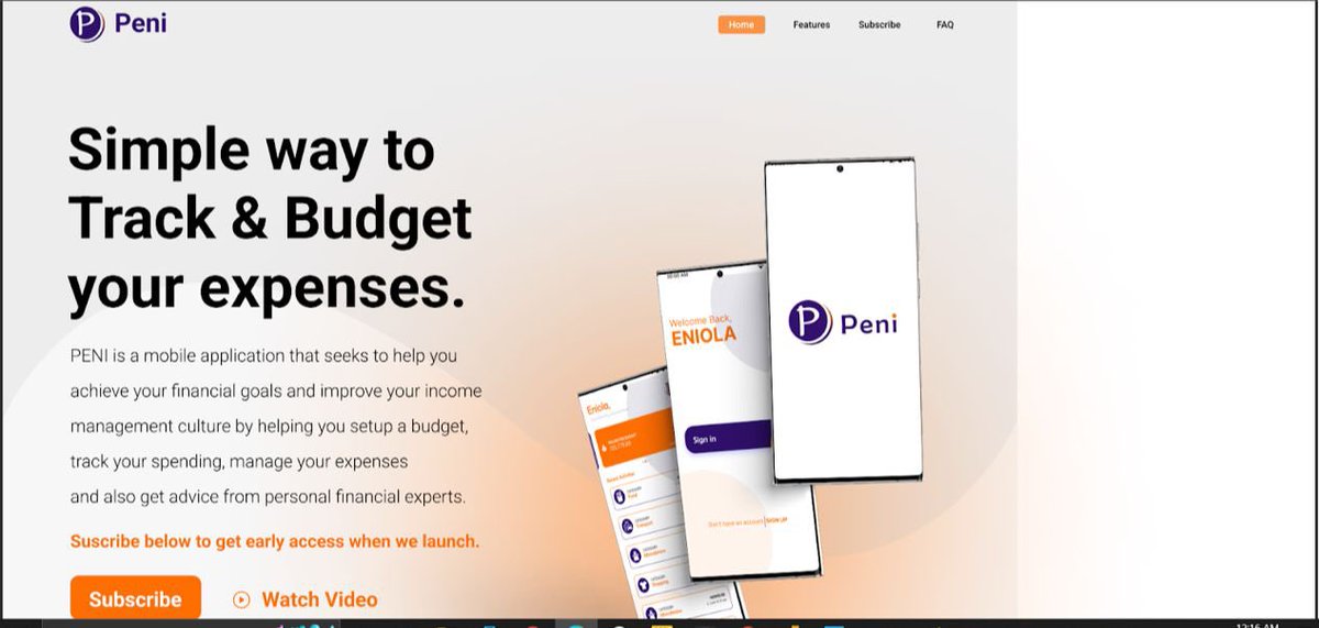 yourpeni's tweet photo. I can’t believe we are in the second week already and having just a month to go. Phew!
So much has been happening in the back end in order to bring PENI closer to y'all. Here’s a look of what to expect from our landing page. Wireframe was designed by our Product Design team and https://t.co/HlemNNULrg