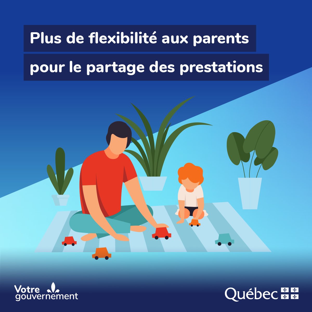 JeanBoulet10's tweet photo. En cette journée de la Fête des pères, je suis fier de constater l’avancement suscité par l’adoption de la nouvelle loi du #RQAP pour les pères québécois. Ils participent davantage aux congés parentaux ce qui permet un meilleur équilibre famille-travail.👉https://t.co/1t4prRtdbH https://t.co/MLU7x8HrjU