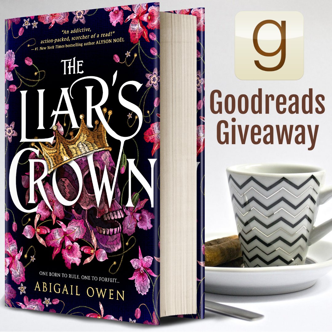 Want a chance to win 1 of 5 print copies of my upcoming new YA/NA fantasy romance release THE LIAR'S CROWN? Hop over to Goodreads to enter!!! goodreads.com/giveaway/show/… *Ends 7.18.22. US only. #goodreads #goodreadsgiveaway #yafantasy #fantasyromance @EntangledTeen @entangledpub
