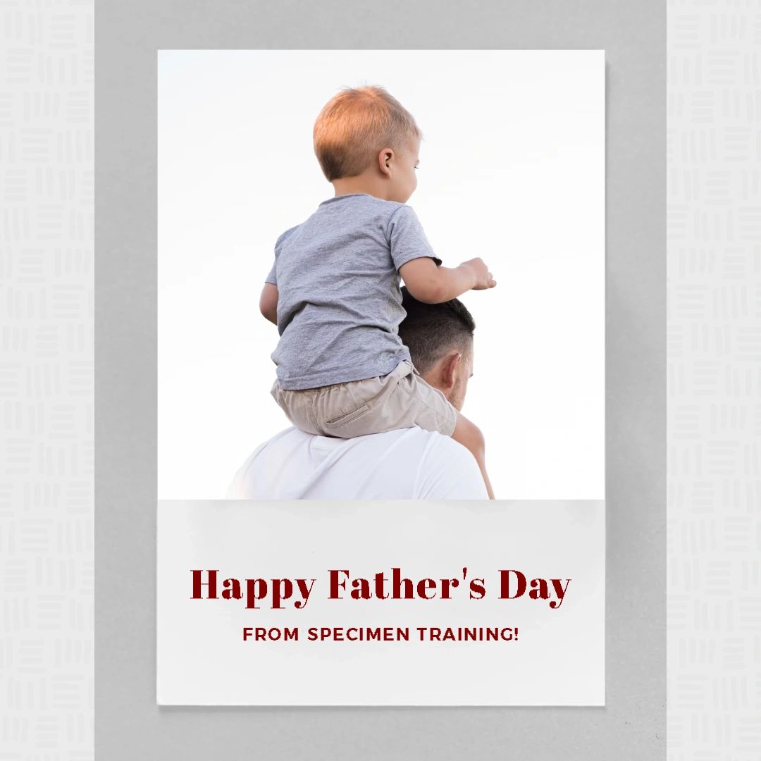 Happy Father's Day from all of us at Specimen Training! We hope all you dads out there have a fantastic day.