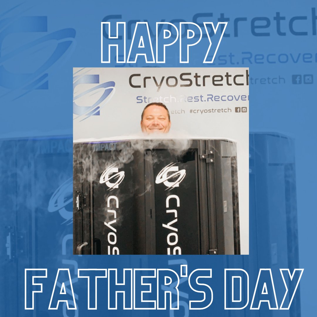Happy Father’s Day from CryoStretch! Enjoy your time with your family.

Post a picture of you and your Dad in your story and tag us! 
We are giving away a FREE Recovery Package!