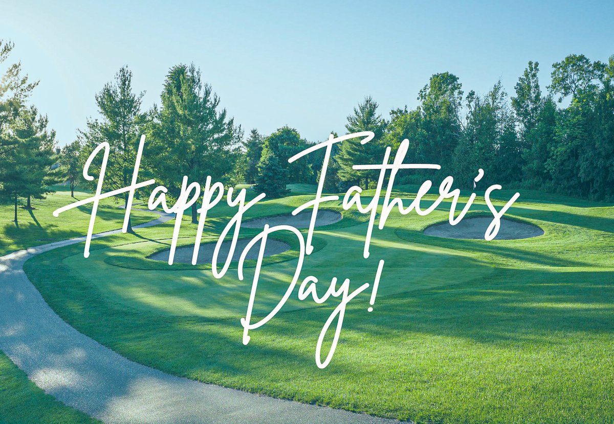 GolfDeerCreek's tweet photo. To all the dads, soon-to-be dads, grandfathers, and father figures, Happy Father's Day from all of us at Deer Creek Golf &amp; Banquet, Salem Ridge and Glen Cedars.
#FathersDay #DCGolf #GlenCedars #SalemRidge https://t.co/Ia84OH9PCT