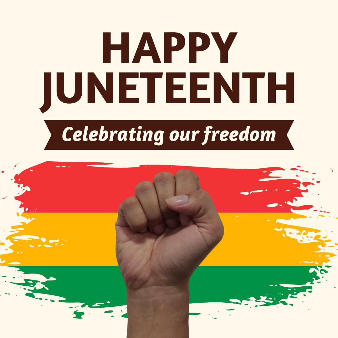 EEAPCoalition's tweet photo. Happy Juneteenth! ✊🏽🤎
Today we celebrate the freedom, culture, and contribution of African-Americans everywhere. The EEAPC is honored to be a part of a legacy that continues to defy odds and move mountains.
#Juneteenth2022 #EEAP #EEAPCoalition https://t.co/WtsC9xiIJM