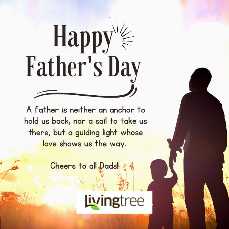 A father is neither an anchor to hold us back, nor a sail to take us there, but a guiding light whose love shows us the way. 

Cheers to all Dads! Happy father's day!

#fathersday2022