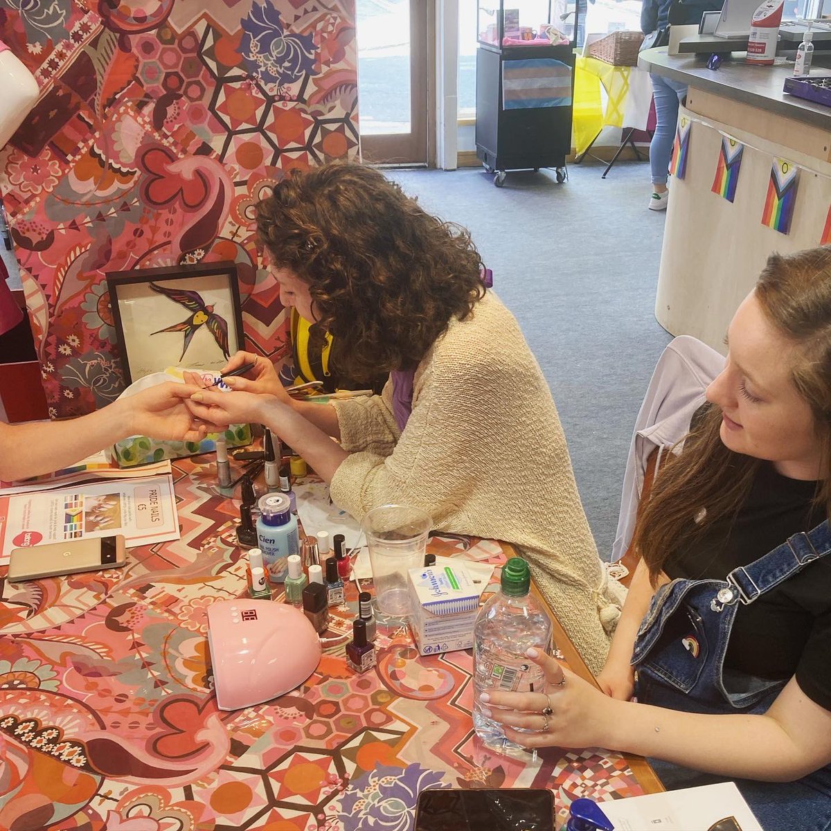 @pridenails_dublin are back in the Hub! Queer up your manicure for just €5 with all proceeds going to <a href="/Belong_To/">AZ</a> #nails #dublinpride #pride