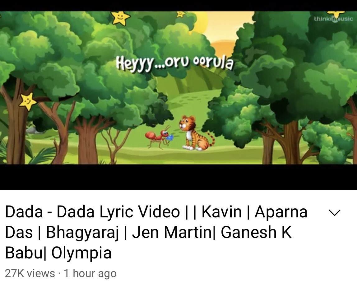 devi_lalith's tweet photo. Confirm kids going to love this #DadaSong💥💥
Colorful ah eruku song #DadaFirstSingle #Dada #kavin https://t.co/fWK4rJBmBa