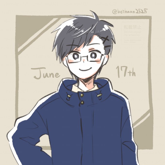眼鏡男のtwitterイラスト検索結果