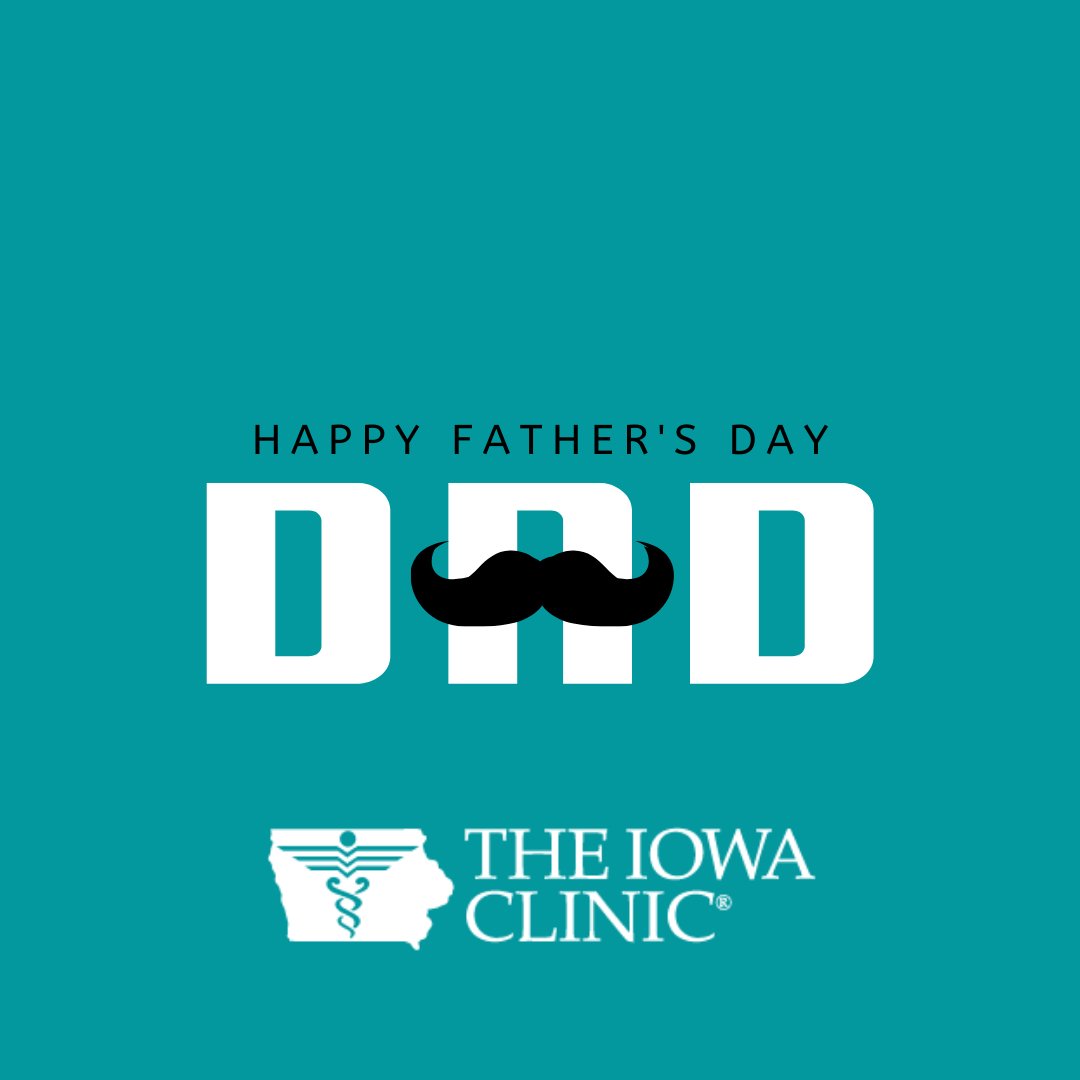 It's the one day a year when dad jokes are not only allowed, but encouraged... Happy Father's Day from all of us at The Iowa Clinic! We celebrate dads every day, but especially today.
#FathersDay