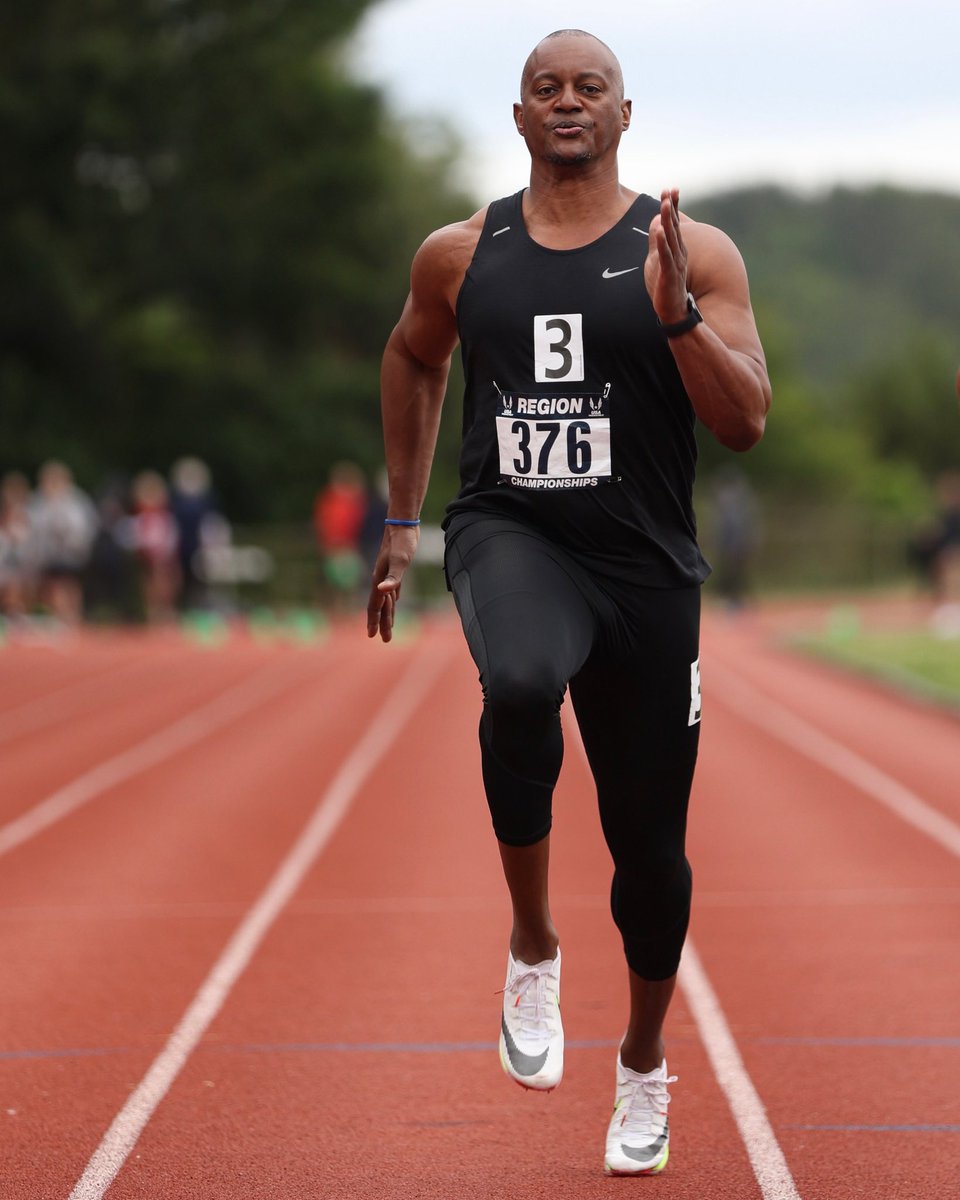 KeithBakerLXVI's tweet image. I ran in a track meet for the first time since 2019 &amp;amp; since my left hip replacement surgery in 2020! Not fast right now, but I finished the race!! Thankful to be back at it!! #USATF #MastersTrack