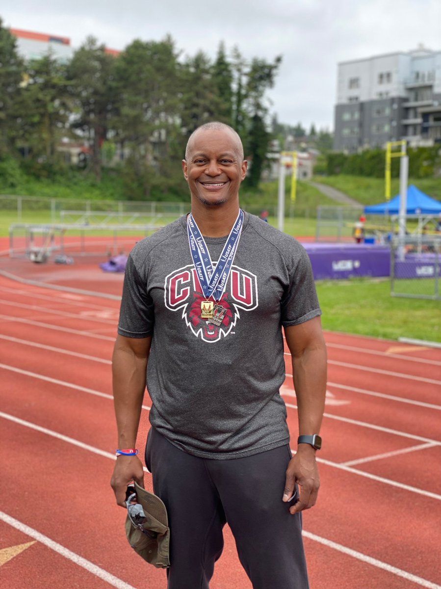 KeithBakerLXVI's tweet image. I ran in a track meet for the first time since 2019 &amp;amp; since my left hip replacement surgery in 2020! Not fast right now, but I finished the race!! Thankful to be back at it!! #USATF #MastersTrack