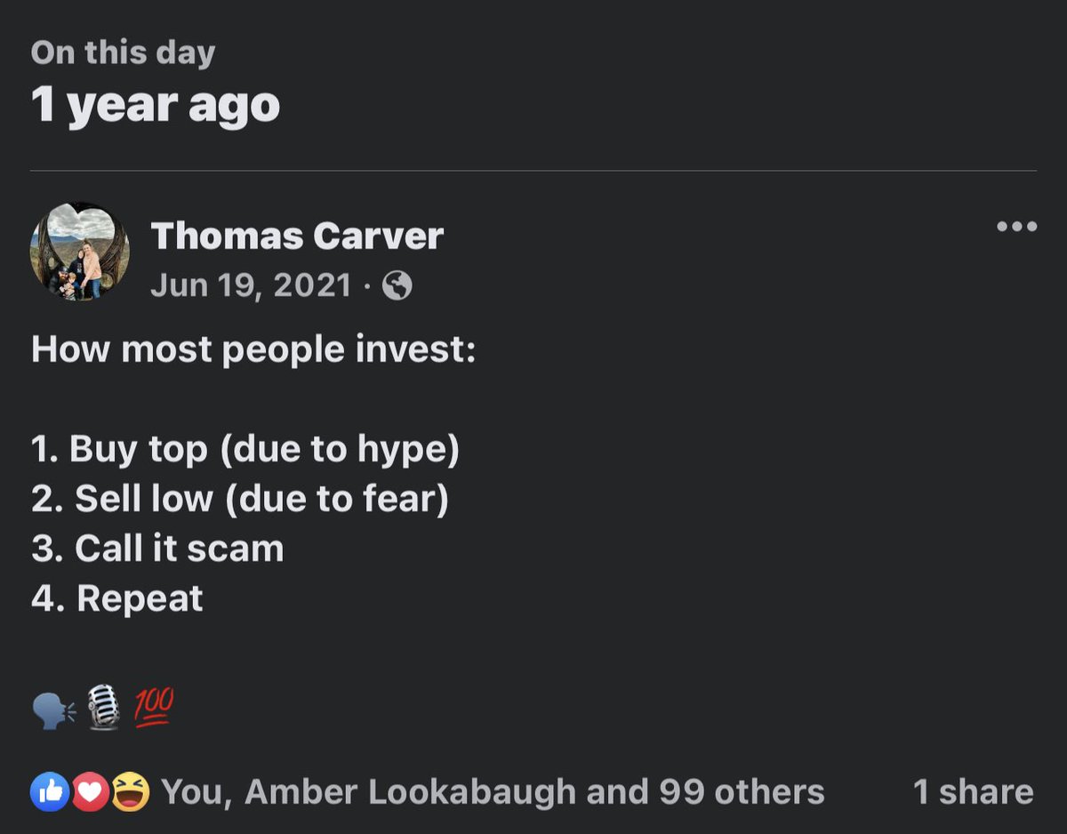 Still relevant… Don’t be like most people! 😂