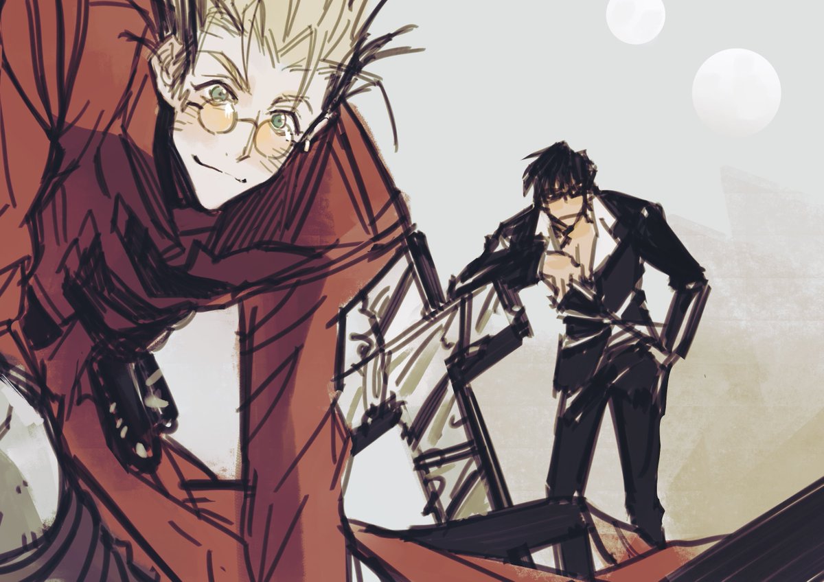 B4W8D's tweet photo. #トライガン #vashwood #TRIGUN
공부하기 전에 낛어… https://t.co/7edlim7LM4