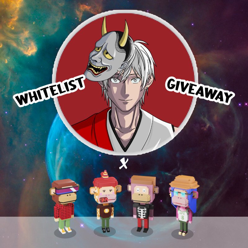 🎉 Kasou-Shin Whitelist Giveaway campaign 🎉 Reward: 20 @Kasou_shin WL for Apetimism holders. To enter: Hold at least 1 Apetimism NFT, complete all the checklists and join the campaign from our giveaway portal apetimism.com/dashboard/give… Ends: Jun 22th @ 01:00 (GMT) Good luck!