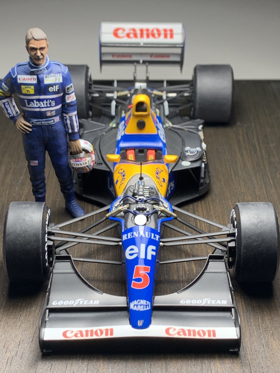 フジミ 1/20 ウィリアムズFW14B とりあえず完成しました❗️ 1992年F1