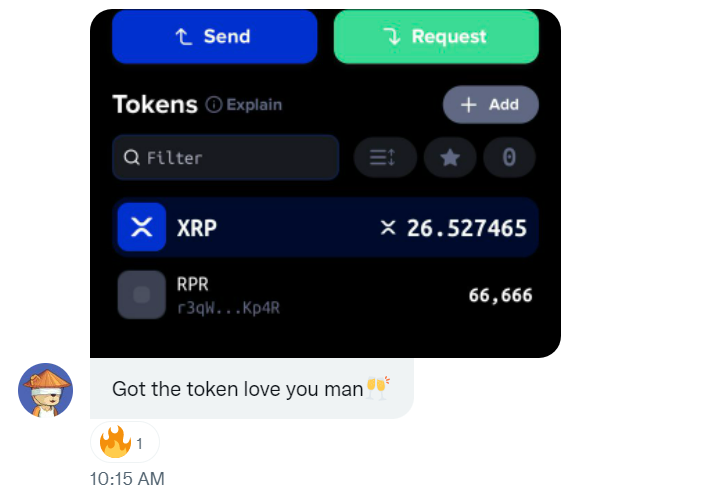 MasonVersluis's tweet photo. Sending out the $5,000 in $RPR tokens to the winners of the giveaway! 

@TheReaperCoin 

Feels good <3

LIKE &amp; RETWEET IF YALL WANT ANOTHER GIVEAWAY SOON. https://t.co/3K6ZTzNE2S