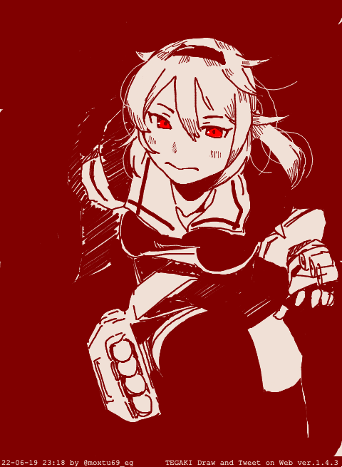 白露改二 #tegaki_dt 