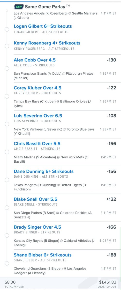 bet_philly's tweet photo. 🚨🚨🚨 Sunday MLB ⚾️ & US Open plays ⛳️ 🚨🚨🚨 Having a little fun spreading around some free bets. Mix, match, chop responsibly to your liking. Happy Father's Day to our fellow dads out there #GamblingTwitter #mlbprops #mlbbets #usopenbets #golfbets #fanduelsgp #phillybetbros https://t.co/j5C7endF2W