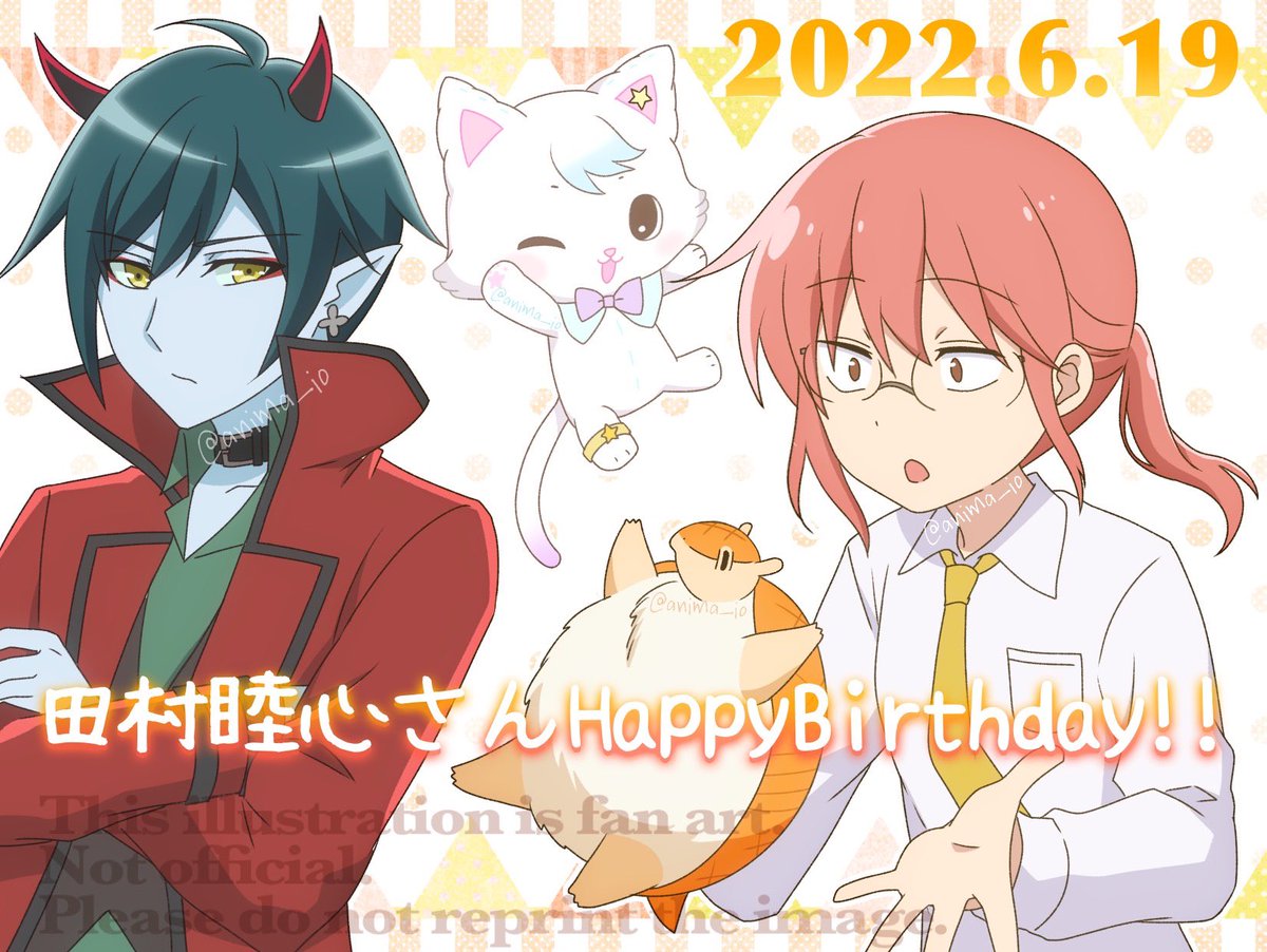 田村睦心さん(@623tmr )お誕生日おめでとうございます!🎂🎉✨ 