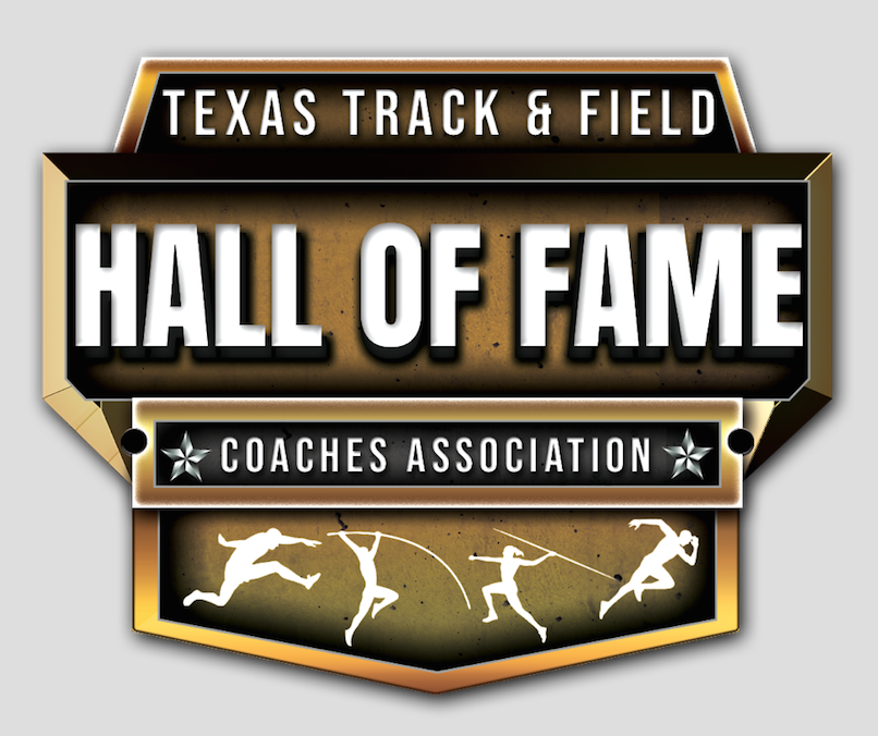 Thank you to @NataliaSalivia for her creation of the Texas Track &amp; Field Coaches Association Hall of Fame logo. It's classy in a classic style, and we look forward to sharing with TX TF fans for many, many years