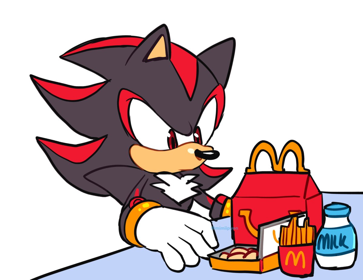 「Shadow goes to Mcdonal For his birthday-」|✨PEPON✨のイラスト