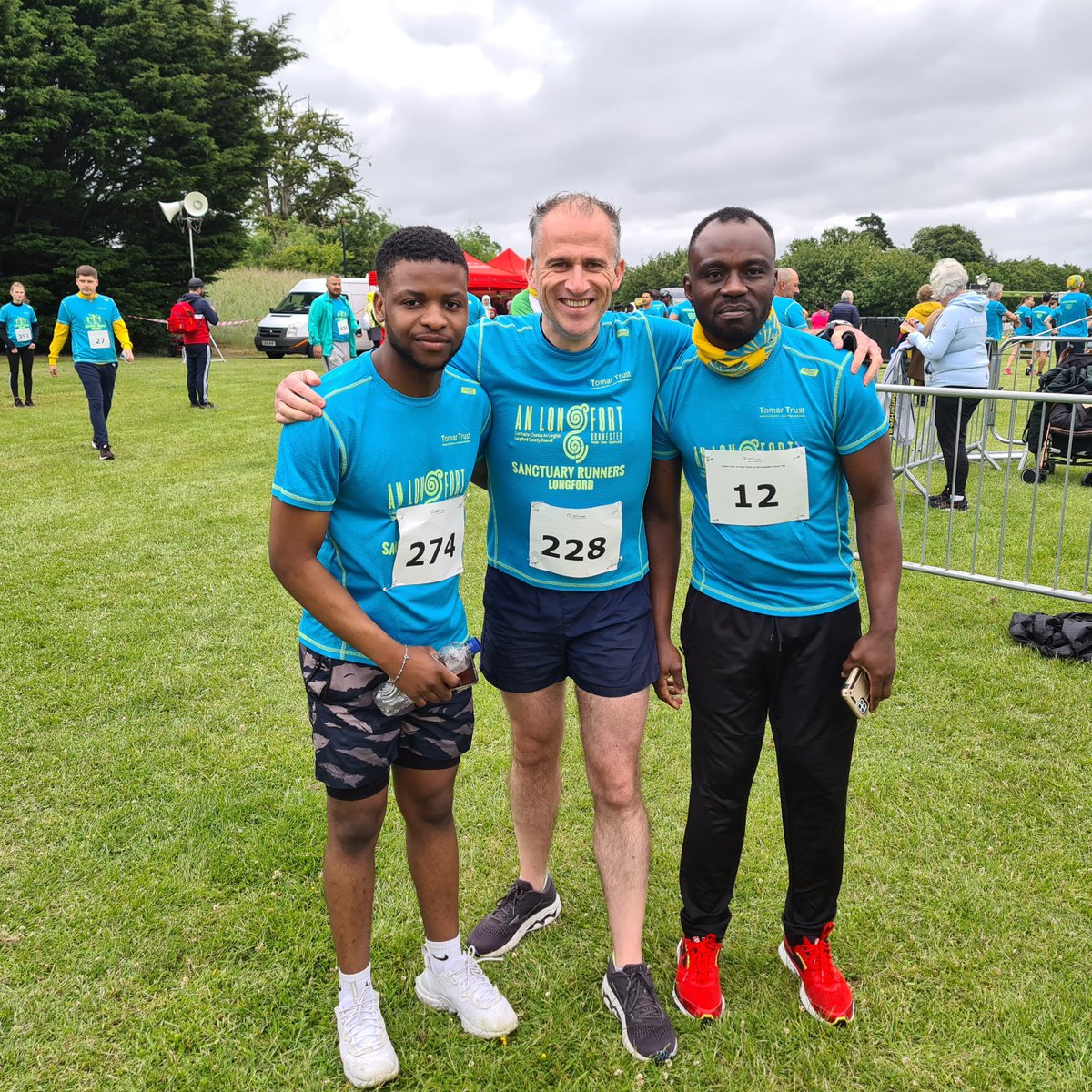 LongfordRun's tweet photo. Representing #Longford at #SanctuaryRun2022 with all of the wonderful @SanctuaryRunner family #Solidarity #friendship #Respect https://t.co/sa48K1y5cc