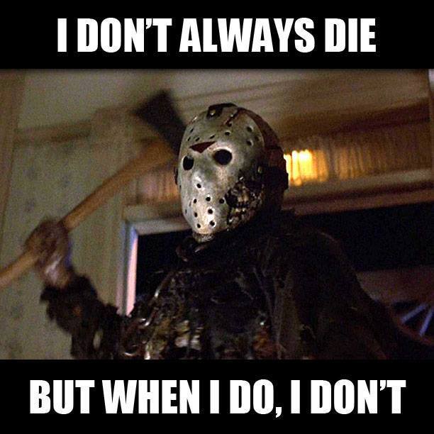 Citizen_44's tweet photo. Bitcoin be like Jason Voorhees #Bitcoin https://t.co/Xbf99nMhWz