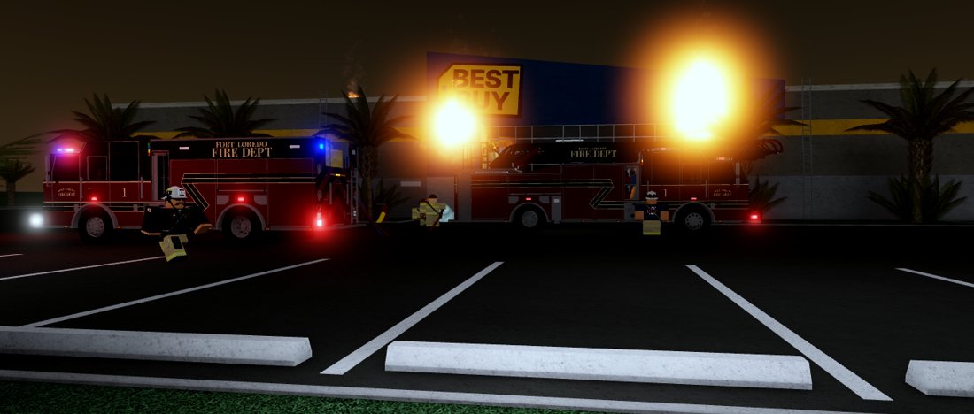 ClairemontFire's tweet photo. At 1:45 PM #CCFR was dispatched to a commercial fire at best buy.

Engine 1, Engine 2, Ladder 1, Quint 1, Medic 1,
Battalion 1, and PIO 1 all responded to the scene.

Crews worked fast and got the fire under control within 10 min, the fire is now being investigated by CCFM https://t.co/Hfzt6lUPNE