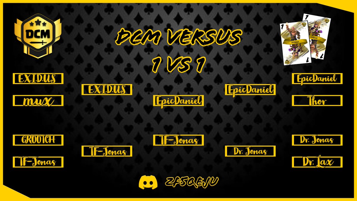 Das Finalwochenende der DCM Versus jetzt live bei <a href="/ES_SirMMM/">SirMMM</a> 🔥

Neben Ruhm und Ehre gibt es 50€ Preisgeld für den Gewinner.
Über unseren Server könnt Ihr außerdem einen Goldpass im Giveaway gewinnen. 

discord.gg/zf5QEjU
m.twitch.tv/sir_mmm