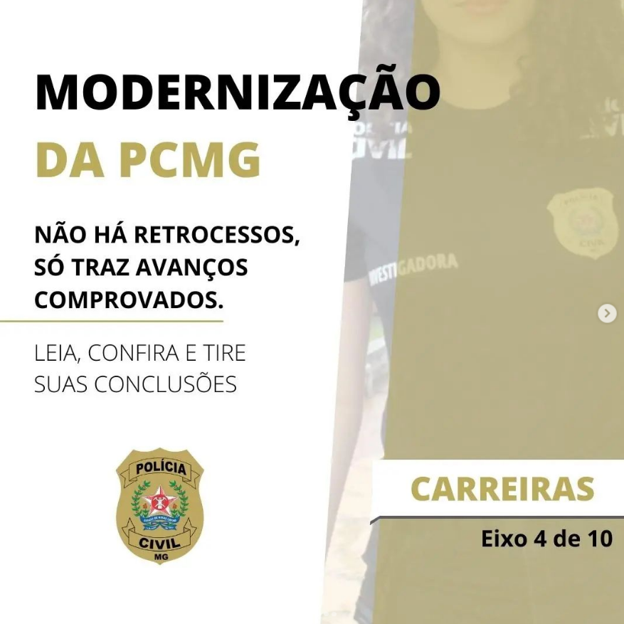 ANEPF_BR's tweet photo. @pcmgoficial unificará os cargos de Investigador e Escrivão num novo cargo chamado Oficial Investigador de Polícia (seguindo padrão a ser adotado na Lei Orgânica Nacional das Polícias Civis).

🚨 Leia e entenda: https://t.co/vCCLiNTbn5 https://t.co/CoFMFm0Coi