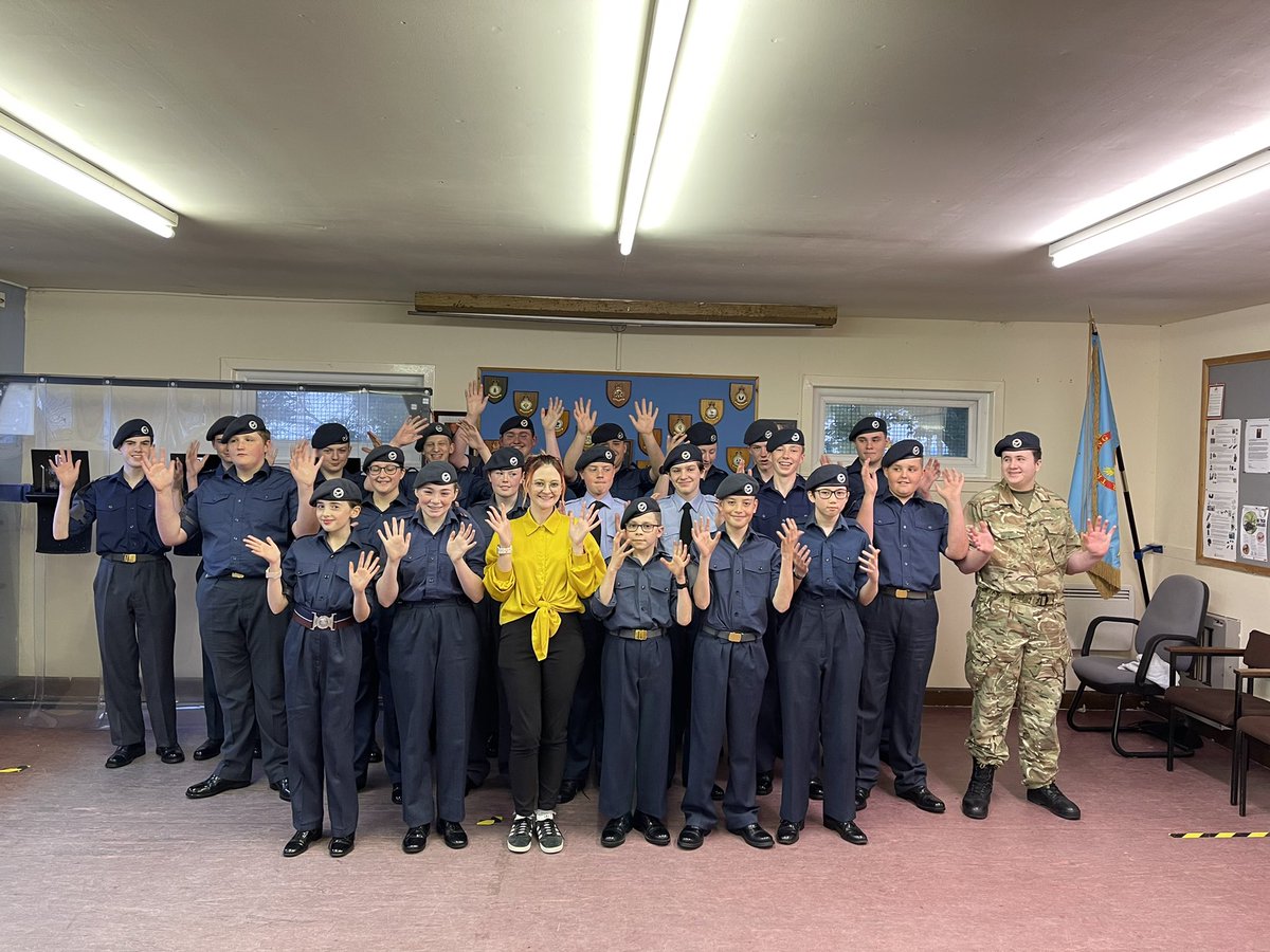On Thursday night we welcomed Tyne Eagleson to the Sqn to do a lesson in BSL for Staff and Cadets. We learnt to sign our names, some key phrases and ended with a game of BSL Battleships. A very educational evening! 
#2535livingstonsqn #aircadets #whatwedo #thenextgeneration #BSL