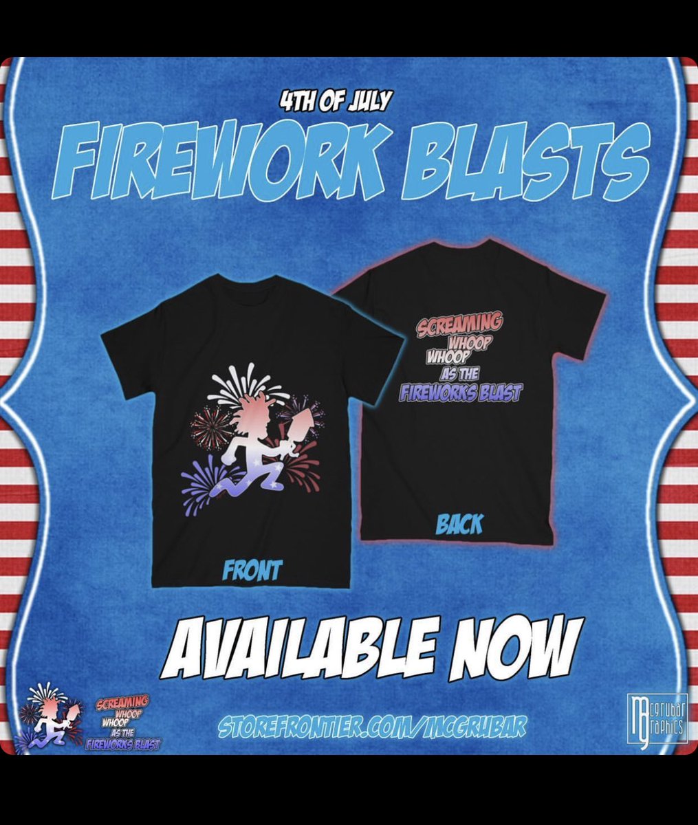 thehouseofiD's tweet photo. Show your Red White & Whoop Whoop with some fresh new threads for the Fam by @RealMcGrubAR ! 🖤🔥🥷 #fam #patriotic #juggalo #ninja #WhoopWhoop #undergroundunited #undergroundunity #indendentsday #mfl https://t.co/Qmp98CyYTF