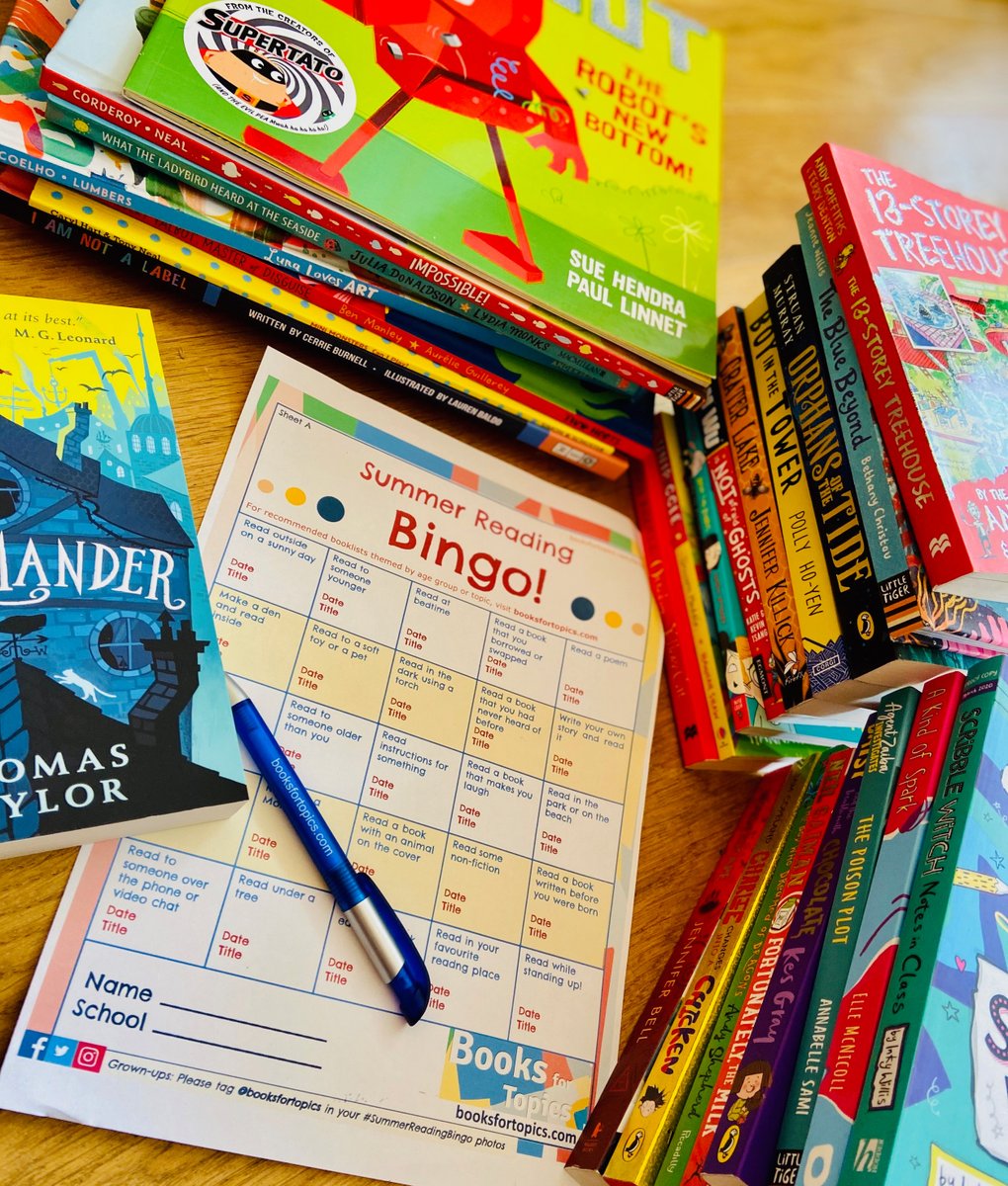 booksfortopics's tweet photo. 👀 Our Summer Reading Bingo is back again this year - download your bingo sheets here: https://t.co/mTiAYSonmk

​This year's version contains a choice of two bingo boards (25 squares or 9 squares) plus a Recommended Reads sheet: https://t.co/mTiAYSonmk. https://t.co/AkUol7JsG0