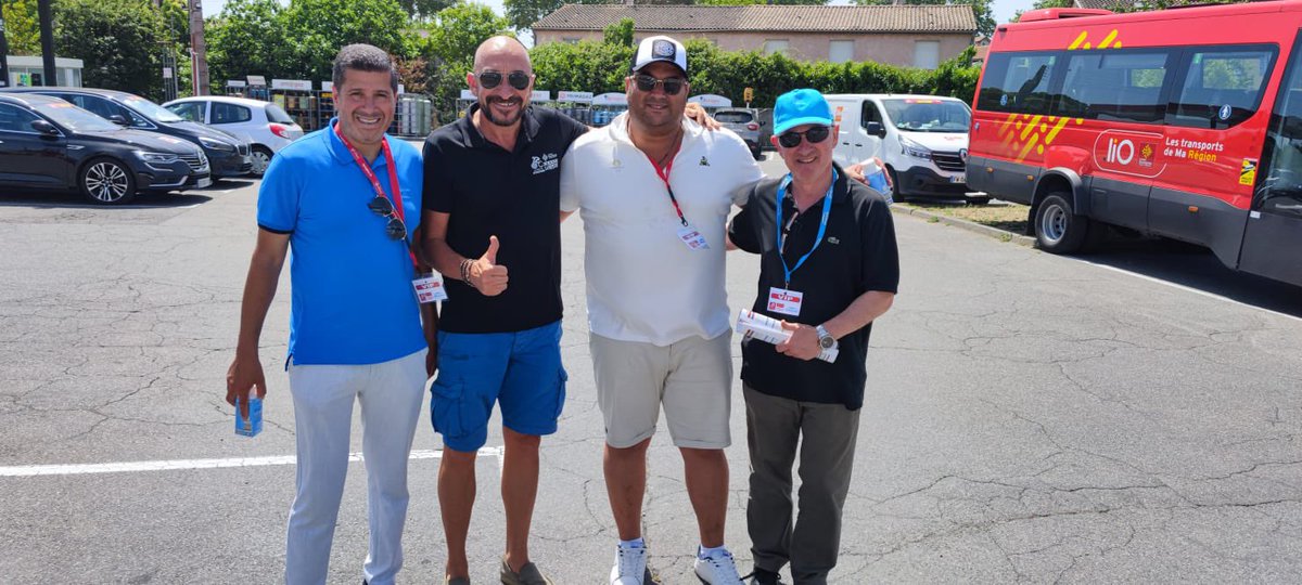 Quel plaisir pour <a href="/ENGIEgroup/">ENGIE</a> et <a href="/ENGIEGreen/">ENGIE Green</a> d’accompagner la #RDO2022 sur les belles routes <a href="/Occitanie/">Région Occitanie</a> !
<a href="/lino_pascal/">pascal lino</a> aurait pu garder le maillot jaune 1 jour de + (12j) en 1993 avec nos vélos #hydrogen 😂 !
Merci à <a href="/CAgnolutto/">Christophe Agnolutto</a> pour nous faire vivre la course! 🙏<a href="/kamelchibli/">Chibli Kamel</a> 🙏