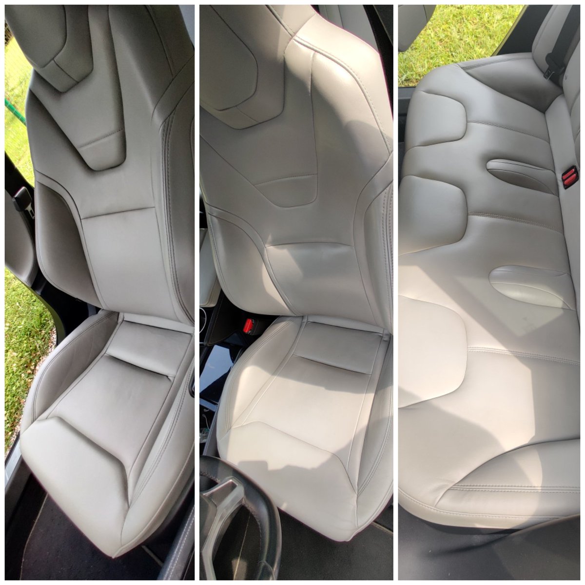 UlricDabe's tweet photo. Detailing afternoon, well deserve for its 370.000km 🤩
#Tesla #ModelS #autofinesse #avalanchefoam #citruspower #imperial #lathershampoo #colourlock https://t.co/Dpy9XaeQWz