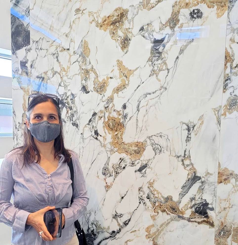 Marble always tells a story. Each vein of colour swirling evokes a uniqueness that is captivating to the eye. It always brings an upstated elegance whether used as flooring, a countertop or even a fireplace mantle. 

To learn about our design process visit kikiphukandesign.com