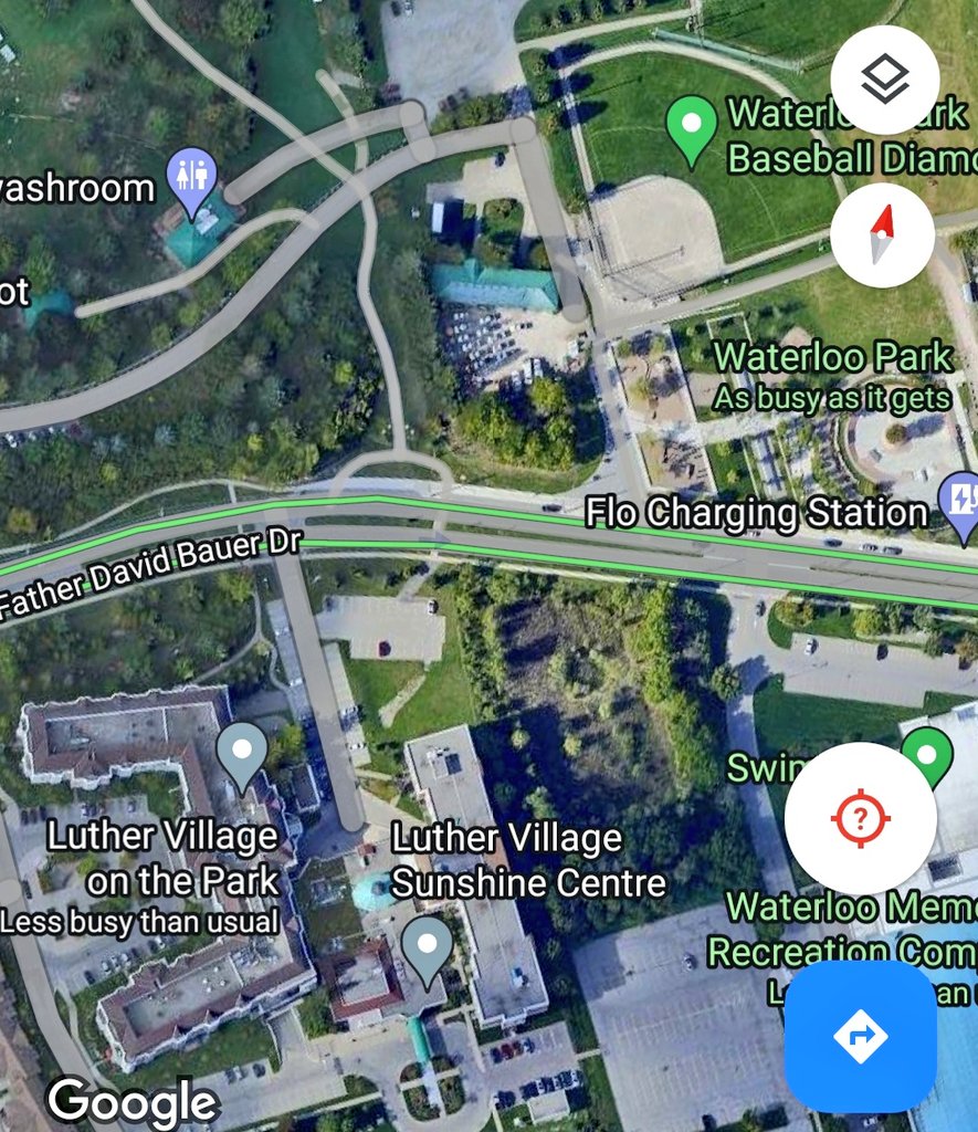 NealMoogkSoulis's tweet photo. "Waterloo Park: As Busy As it Gets"
Vs "Luther Village: Less Busy Than Usual"

How Google Maps characterizes a lazy Sunday afternoon in Waterloo

#wrawesome https://t.co/OviNlScF3x