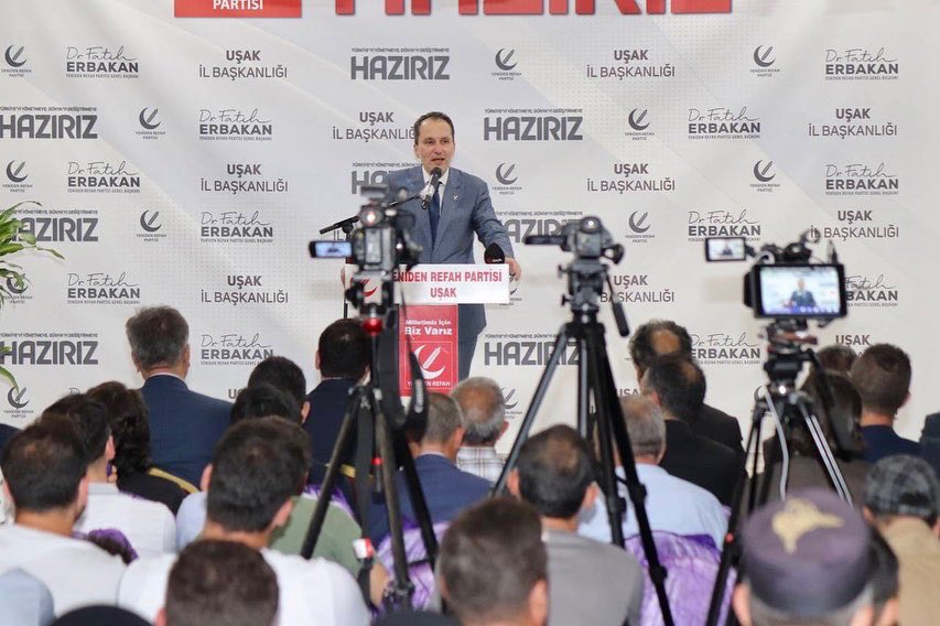 erbakanfatih's tweet photo. Milli Görüş heyecanı bugün Uşak’taydı. Uşak 2. Olağan İl Kongremizi hem katılım hem de heyecan bakımından üst seviyede bir program olarak gerçekleştirdik. 
Tüm katılımcılara teşekkür ediyor, il başkanlığına seçilen Erdoğan Çiloğlu başkanımıza ve yönetimine başarılar diliyoruz. https://t.co/zeAR4DJyOT