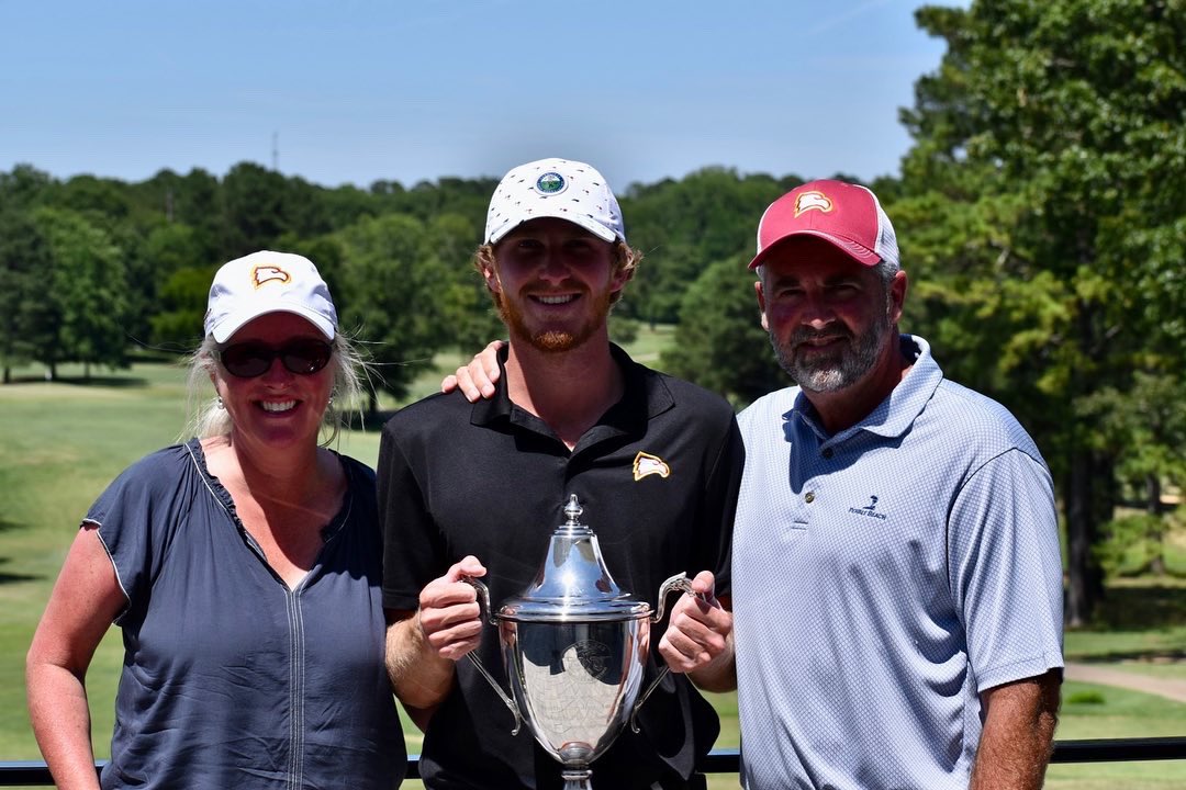 Congratulations to our 50th South Carolina Amateur Match Play Champion, Nick Mayfield of Rock Hill 🏆 The Winthrop golfer defeated Andrew Swanson 4 & 2 in the championship match to take home the hardware👏🏻