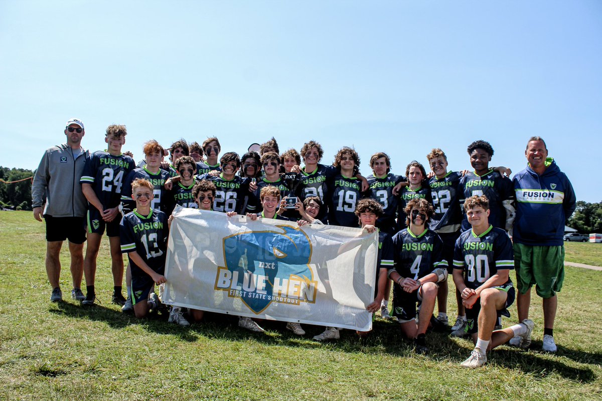 Congratulations to the 25 Blue Hen Champs, <a href="/FusionLax/">Fusion Lacrosse</a>! 

#NXTBLUEHEN