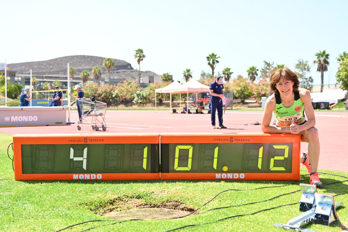 masteratletismo's tweet photo. Arona nos ofreciรณ un gran #CEmaster
Rรฉcord de Europa (400m F55) Esther Colas 1:01.12
Aluviรณn de rรฉcords de ๐ช๐ธ y Rรฉcords Campeonato
Ponerse unas zapatillas de su especialidad, competir y compartir experiencias ๐๐๐
CRรNICA https://t.co/ogOM1wffts ๐๏ธ@aupegu
๐ธ @FotoRaulet https://t.co/WsFZ881Muj