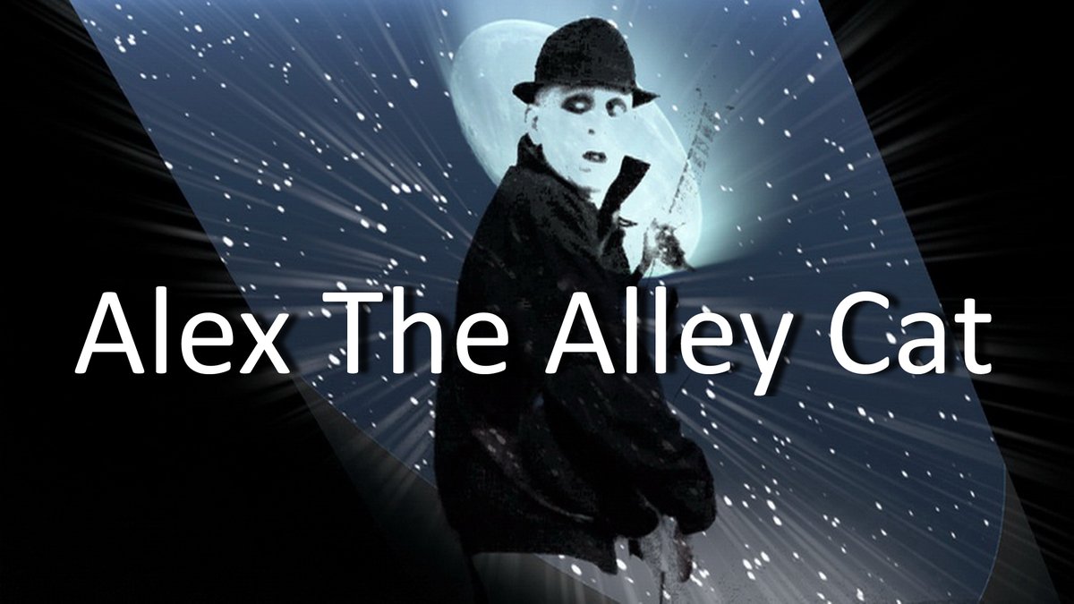 shadawmon-daoboyz.bandcamp.com/track/alex-is-…
Alex Is An Alley Cat from Native Son by shadawmon dao boyz. 
The main theme song is played in variations throughout the ALEX movie &amp; main song for the surreal fantasy sequence.
Native Son released July 31, 2011 w/guitars-keyboards-vocals, shadawmon