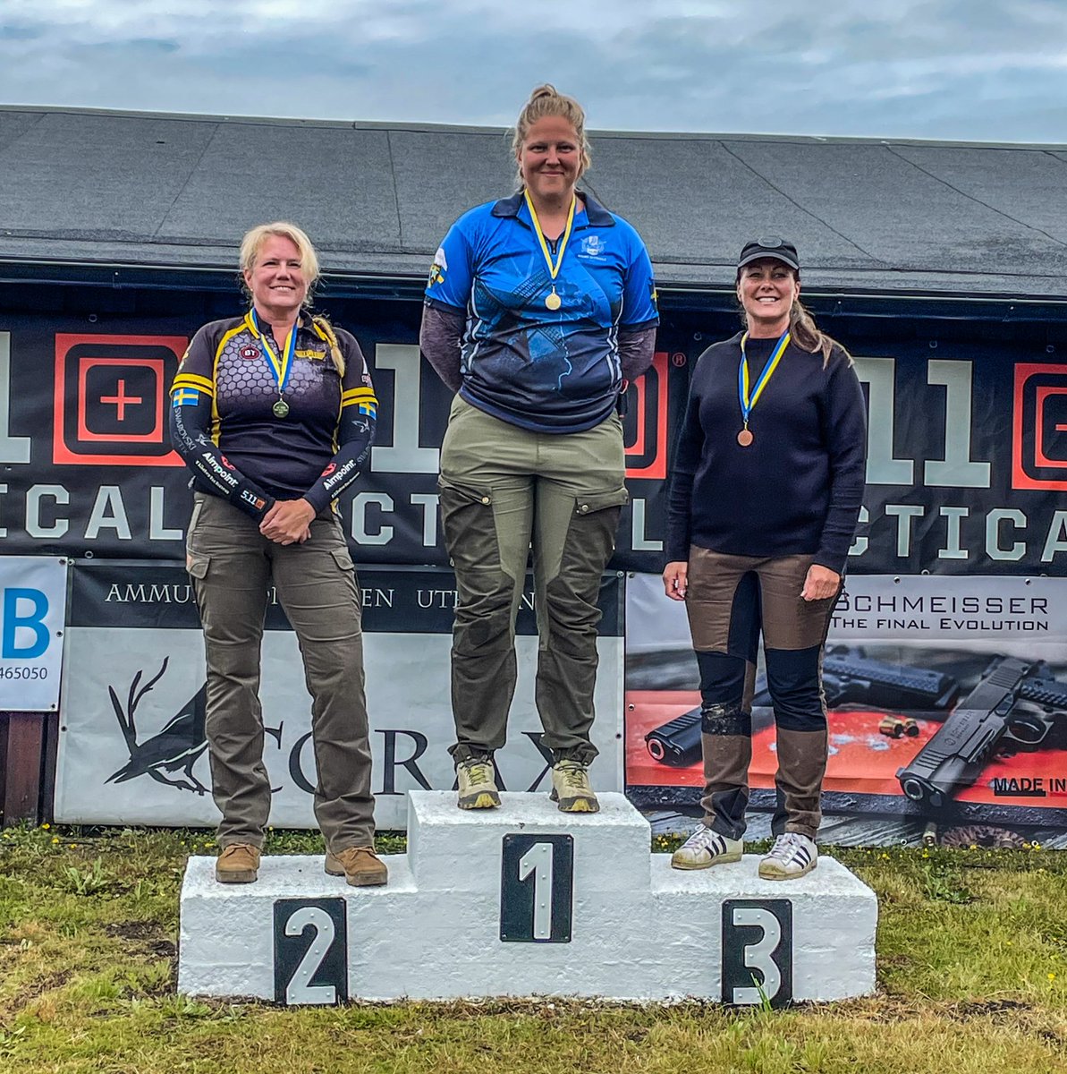 PiaClerte's tweet photo. After having shot only 50 rounds in preparation, I am happy to bring home the silver in the Swedish Championship IPSC Rifle 2022.
Big congrats to Pia (1) and Nina (3)!
#ipsc #sportskytte #btindustries
#aimpoint #511tactical #elftmann #proofresearch #pewpew #dagensvapenbild https://t.co/NJoADMgJsP