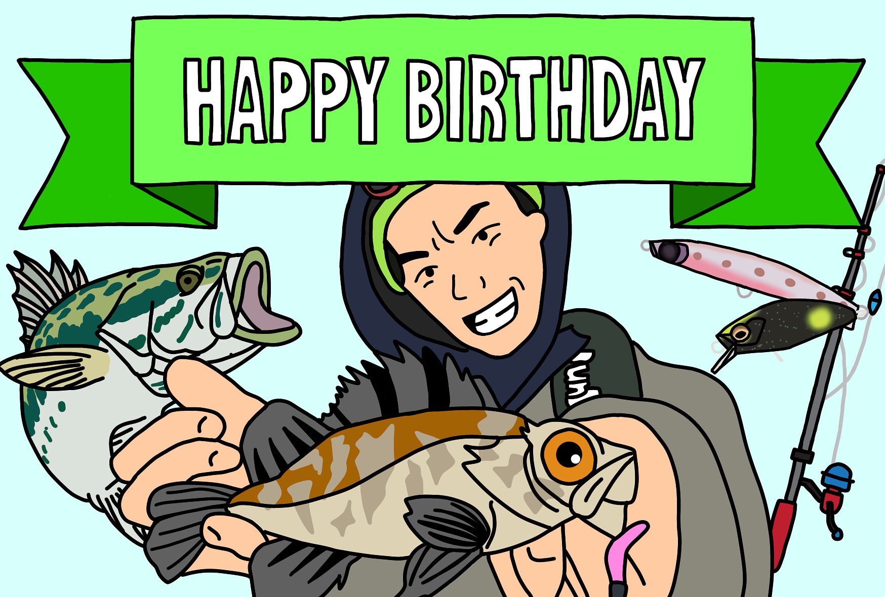 ゆうあ 今日は私の誕生日だったりしちゃったり 彼女がコリーちゃんとビーグルちゃんイラストに入れてくれたのは嬉しみ コリー メガバス アジング メバリング ライトゲーム 大阪アジング 釣り T Co Cfzwgsnxcw Twitter